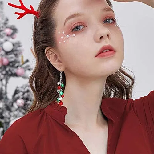 Vista 2 de Long tiantian - Juego de 4 piezas de joyería de campanas de Navidad, diseño clásico