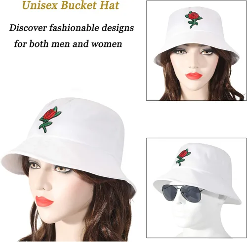 Vista 203 de ZLYC Gorra de pescador bordada de moda unisex para hombres y mujeres