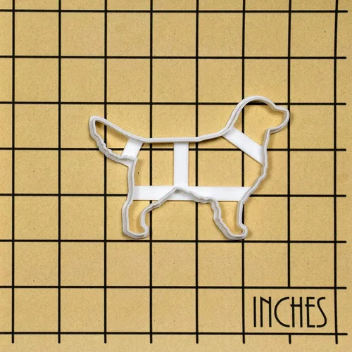 Vista 4 de Cortador de galletas Golden Retriever Body 1 pieza - Bakerlogy