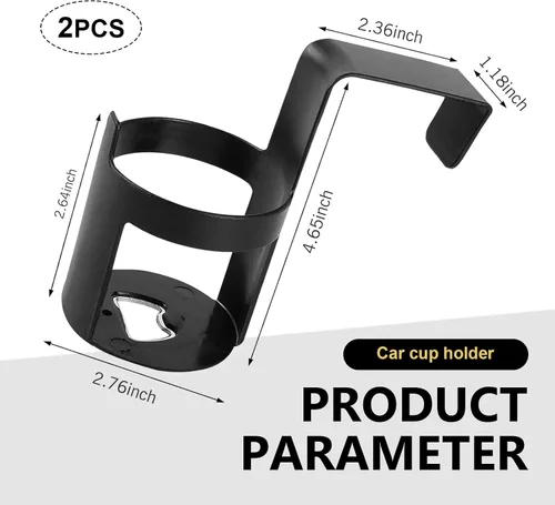 Vista 2 de 2 portavasos para automóvil, expansor portátil para bebidas, antideslizante para almacenamiento de bebidas y tazas, universal para la mayoría