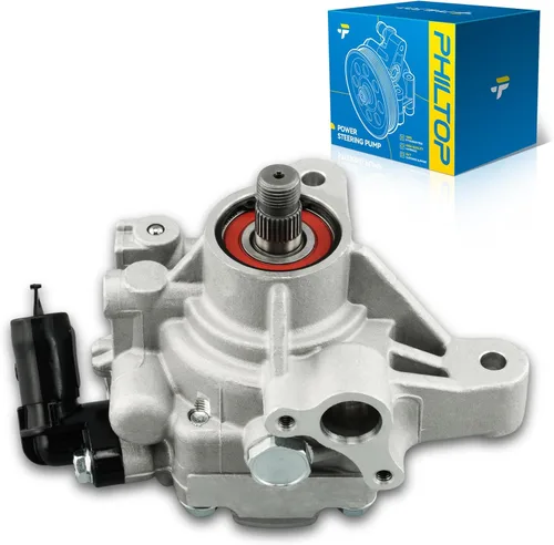 Vista 70 de PHILTOP 215345 Bomba de dirección asistida con polea, apta para Corolla 2003-2008; Matrix; Vibe, Reemplazar OE 215345, 4236, 4236C, 4431002101