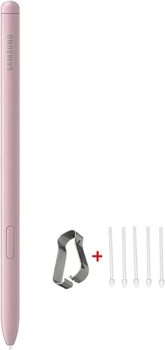 Vista 6 de S6 Lite - Lápiz capacitivo de repuesto para Samsung Galaxy Tab S6 Lite (EJ-PP610BPEGUJ), lápiz capacitivo+puntas/puntas (gris)