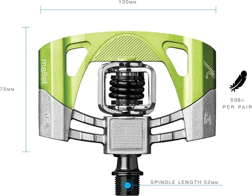 Vista 2 de Crankbrothers Pedal de bicicleta Mallet MTB