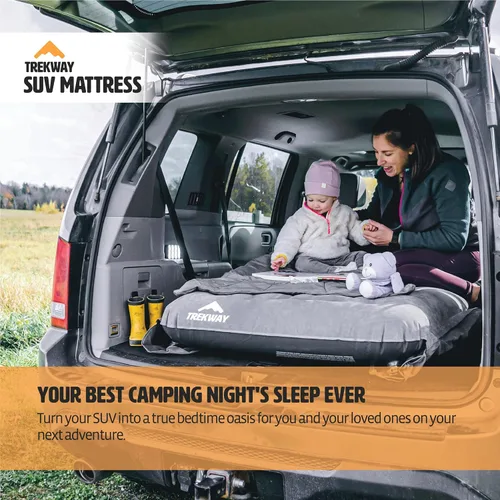 Vista 8 de Offroading Gear Colchón de aire inflable para SUV/Van con cámaras laterales – cama de camping para coche – para 4Runner, Outback, Forester