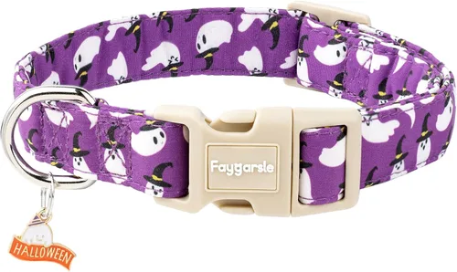 Vista 20 de Faygarsle - Collar floral para perras, diseño de primavera de verano rosa y amarillo, para perros pequeños, medianos y grandes, XS Flor Amarilla