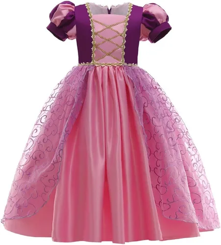 Vista 5 de Vestido de cumpleaños de princesa Sofía para niñas, disfraz de Halloween, concurso de Navidad, fiesta de noche, baile