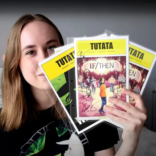 Vista 6 de Protectores de página para programas de juego de Broadway y programas de teatro, 50 protectores de hojas para folletos antiguos de 6 x 9 pulgadas
