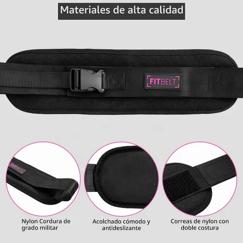 Vista 6 de Cinturón de empuje de cadera para ejercicio, entrenador de glúteos para entrenamientos en casa con acolchado extra, cinturón de empuje de cadera