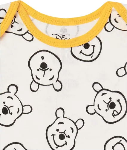 Vista 2 de Tienda Essentials Disney Marvel Body unisex de manga corta para bebés, paquete de 6