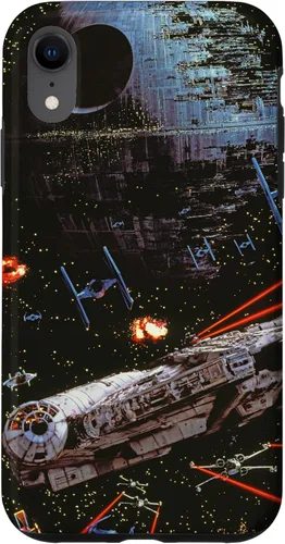 Vista 25 de Star Wars Return of the Jedi Death Star II Battle - Carcasa negra para iPhone 17