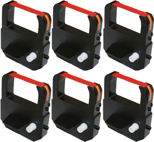 Vista 6 de COMPUMATIC Paquete de 3 cartuchos de cinta para Lathem 100E, 900E, 1000E, 1500E, 1600E, 5000EP, 7000E, 7500E, LT5000, VIS6011 y Acroprint M150MC4