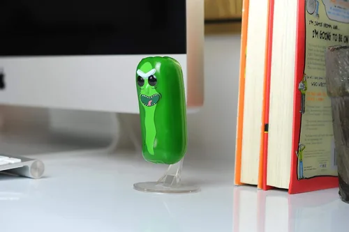 Vista 5 de ¡Funko San Diego Comic-Con 2019 Pop! Rick & Morty: Pickle Rick Figura de vinilo que brilla en la oscuridad, multicolor, 3.75 pulgadas