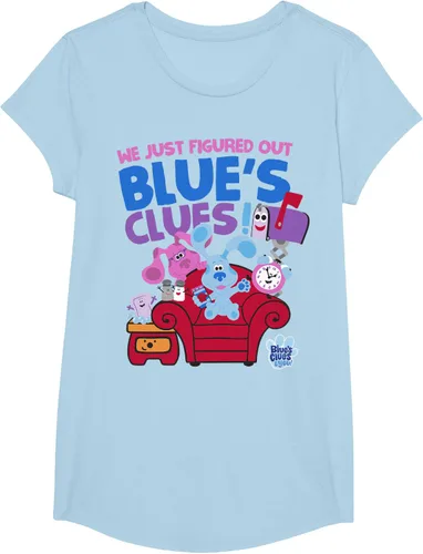 Vista 14 de Blue's Clues & You Group Shot Just Figured Out Blue's Clues Camiseta Negro
