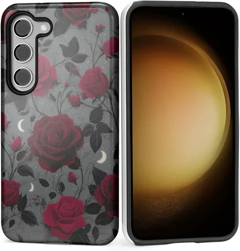 Vista 140 de Funda para Samsung Galaxy S23, Funda Híbrida Resistente 2 en 1 de Cuerpo Completo Resistente a Golpes con Protección Brillante para Samsung Galaxy