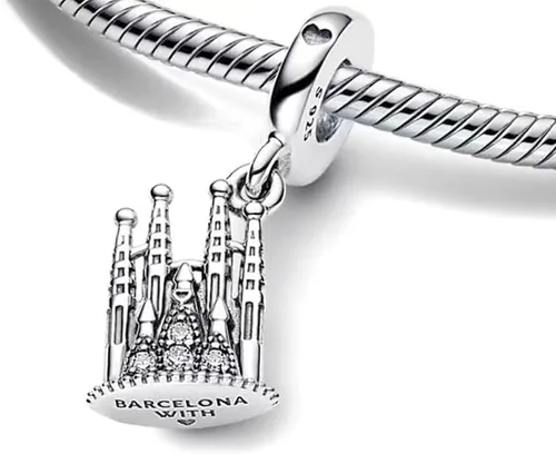 Vista 4 de Nbsameng 925 Sterling Silver Charm for Bracelets and Necklaces with 5A Zirconia, Charms Jewelry Gift for Women Girls and Friends