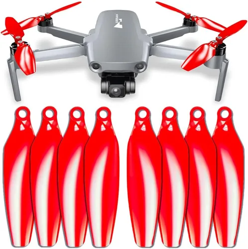 Vista 11 de Master Airscrew Hélices Stealth para Hubsan Zino Mini Pro y SE - Negro, 4 hélices en Set