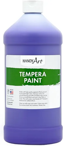 Vista 24 de Handy Art Pintura al temple premium, negro, botella de pinta de 16 oz