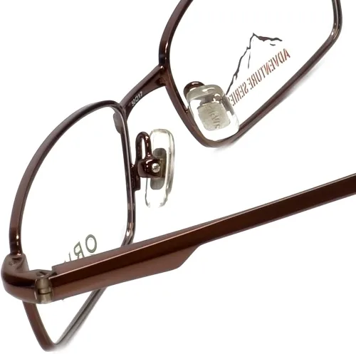 Vista 4 de Orvis Designer Eyeglasses Flight in Brown-Green 1.969in DEMO LENS