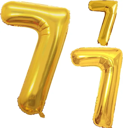 Vista 386 de Goer, conjunto de globos de papel aluminio para decoraciones de cumpleaños, globos de las letras de feliz cumpleaños y de números Oro