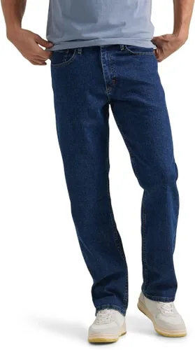 Vista 7 de Wrangler Authentics - Jeans para hombre de ajuste relajado y con cintura Comfort Flex