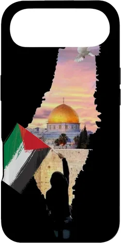 Vista 27 de Boy Hold Palestine Map Flag Jerusalem's City Palestinians Case for iPhone 17