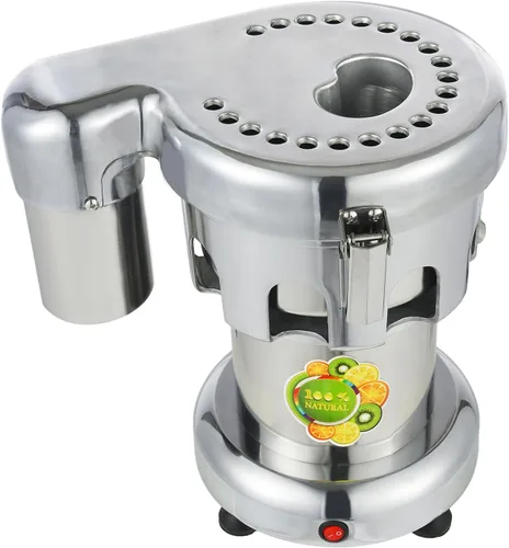 Vista 5 de Extractor de jugo eléctrico de 370 W 110 V Máquina extractor de jugo comercial Extractor de jugo de acero inoxidable de frutas Extractor de jugo