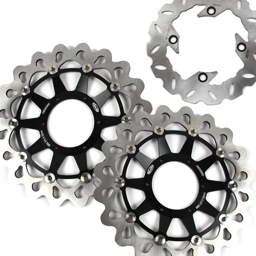 Vista 12 de Arashi Rotores de disco de freno delantero y trasero para Honda CBR600RR 2003-2020 Accesorios de repuesto de motocicleta CBR 600 RR CBR600 600RR