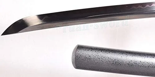 Vista 8 de 41 ''Flame HAMON Clay Templado Acero Doblado Japonés Katana Full Tang Sharp Blade