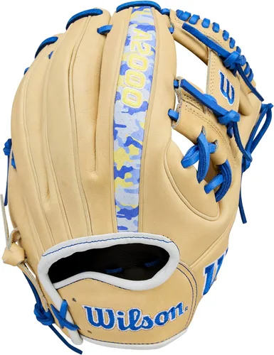 Vista 2 de Wilson Guantes de béisbol A2000® para invierno 2025 Rubio/Real/Amarillo