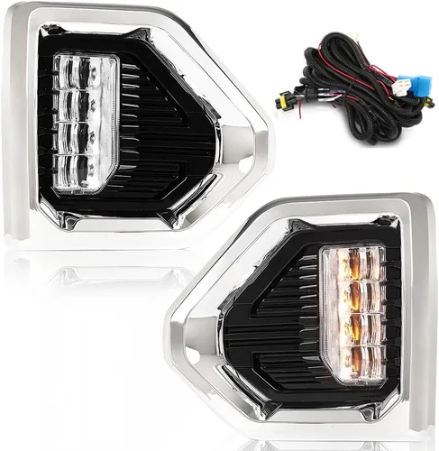 Vista 23 de G-PLUS - Faros antiniebla para Toyota Tundra 2000-2006, transparentes