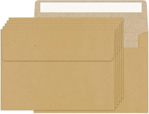 Vista 13 de 100 Paquetes Sobres Negros de 4 x 6 pulgadas para Tarjeta de Invitación, Sobres Pequeños A6 Autoadhesivos para Bodas, Fiestas de Cumpleaños, Baby