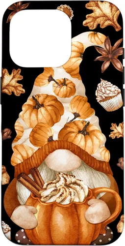 Vista 20 de Cute Fall Yall Pattern Thanksgiving Gnome Love Pumpkin Spice Case for iPhone 17