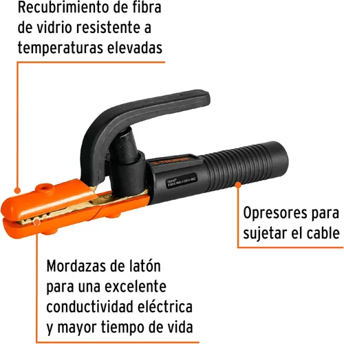 Vista 2 de TRUPER PPE-300 Soportes de electrodo de palo de 300 amperios