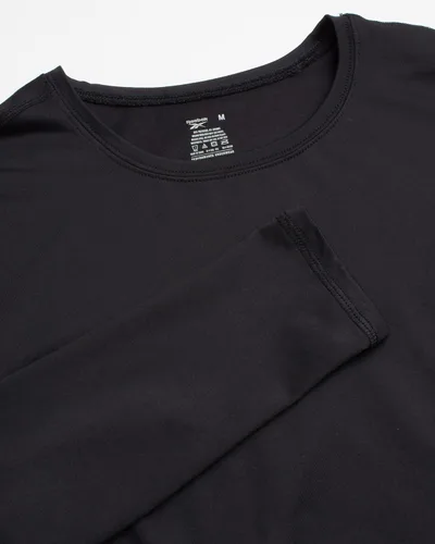 Vista 3 de Reebok Camisa térmica de rendimiento para hombre, camisa de manga larga atlética de capa base (S-XL)