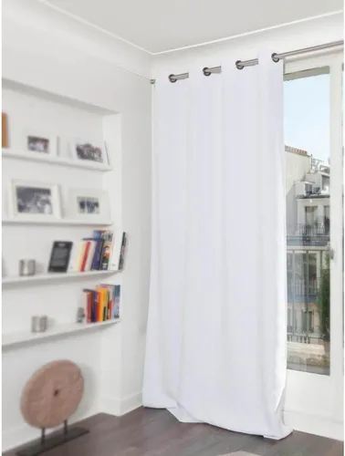 Vista 4 de Moondream DecibelControl™ Cortina insonorizada 3 en 1, reducción de ruido, aislamiento térmico, 100 % opaca, tecnología patentada, fabricada