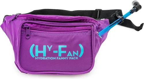 Vista 11 de HY-FAN Riñonera de hidratación con vejiga, 17 onzas, sin BPA, diseño manos libres, bolsillos seguros, ideal para actividades atléticas al aire Verde