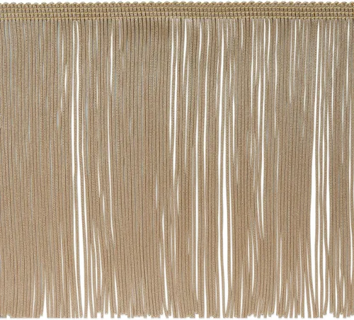 Vista 18 de Trims by The Yard Borde de flecos de cadeneta de 6 pulgadas, poliéster, decorativo, versátil para C rosa rubor (corte de 5 yardas)