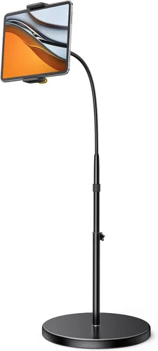 Vista 8 de Lamicall Soporte de suelo para tablet con cuello de cisne – Soporte Plateado