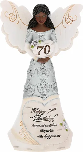 Vista 14 de Pavilion Gift Company 82413 Elements Angels - Bendición de cumpleaños: que los deseos de hoy te traigan hermosos mañanas Figura de ángel de 6