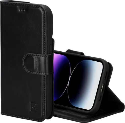 Vista 7 de BOULETTA Magsafe - Funda para iPhone 15 compatible con cuero de grano completo, magnética, desmontable, cartera para teléfono (2 en 1), 4 tarjeteros