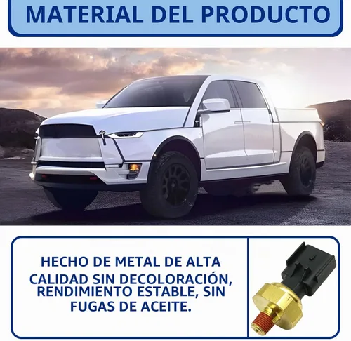 Vista 5 de Sensor de presión Sensor de presión de aceite del motor Sensor de interruptor emisor 5149062AA 05149062AA 5149064AA 5149062AB Compatible con Ram