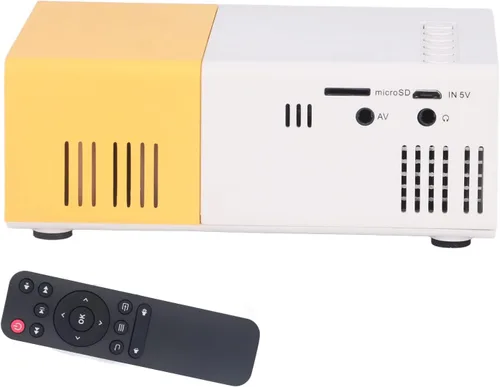 Vista 9 de Mini proyector portátil, proyector de película digital, pantalla grande de 24 a 60 pulgadas, resolución de 1920 x 1080, multiinterfaz, proyector