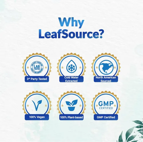 Vista 7 de leafsource (120capsules) venta. Fuente de hoja marca: Hedley