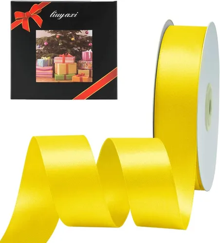Vista 15 de Cinta de satén verde manzana de doble cara de color sólido de 1/2 pulgada x 25 yardas, cintas perfectas para manualidades, decoración de bodas
