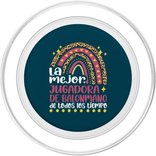 Vista 2 de La Mejor Jugadora de Balonmano Divertido Mujer Balonmanista PopSockets MagSafe PopGrip for iPhone