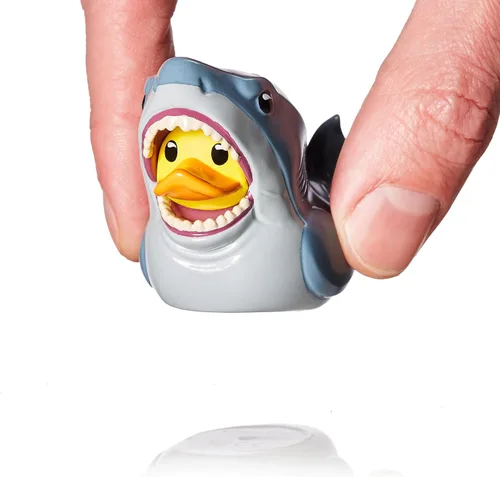 Vista 7 de TUBBZ Figura coleccionable de pato de goma de vinilo de Bruce The Shark de edición en caja, producto oficial de Jaws, TV, películas y videojuegos