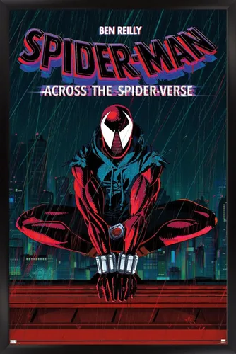 Vista 6 de Trends International Marvel Spider-Man: Across The Spider-Verse - Póster de pared de una hoja de Ben Reilly, 34 pulgadas de largo x 22.4 W, versión