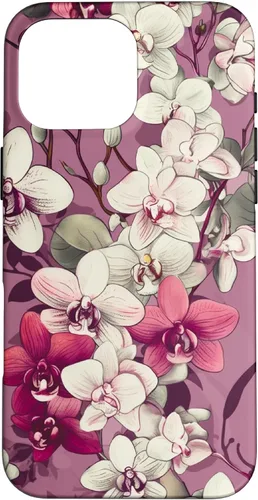 Vista 19 de Orchid Flowers Purple Pink Floral Case for iPhone 17