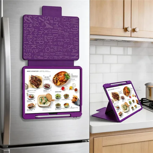 Vista 21 de BLOSOMEET Funda para iPad Air de 11 pulgadas M3 2025 y M2 2024 con protector de pantalla de vidrio templado y soporte para lápiz, funda para iPad
