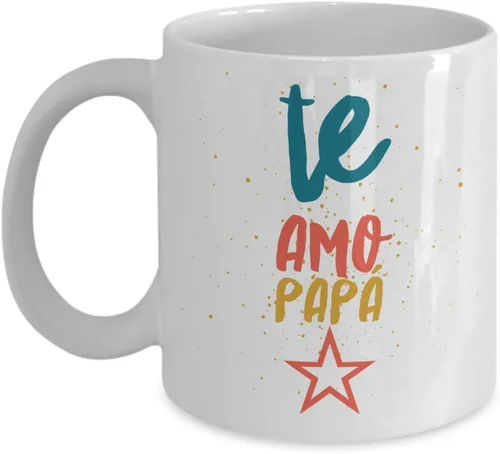 Vista 4 de Regalo para Papa Taza de Café Padre Feliz dia del Padre Vaso, taza de café divertidas, tazas personalizadas, taza de café inspiradoras, taza